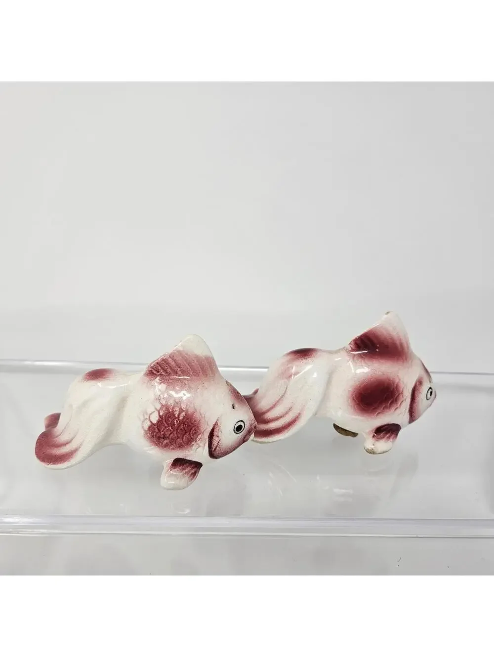 Vintage 1950's Koi Fish Salt and Pepper Shakers Made in Japan Mid Century Modern